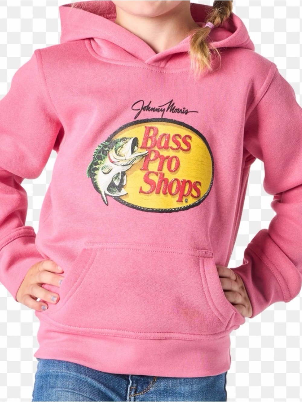 Bass Pro Shops Hot Pink Pullover Hoodie Girls 2T
